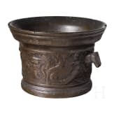 An Italian Renaissance bronze mortar, 16th century