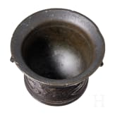 An Italian Renaissance bronze mortar, 16th century