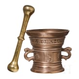 A bronze mortar, lower Rhine region, dated 1628