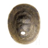 A German lion's head door fitting, 17th century