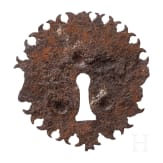 A German iron key sign, 16th century