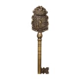 A Spanish brass town or honorary key, circa 1900