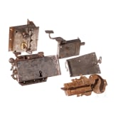 Five German baroque locks, 18th century