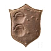 A French iron sign of a locksmith's guild (shop sign), early 16th century