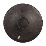 A large cast-iron charger showing the battle of Tunis in 1535, F&uuml;rst-Stollberg-H&uuml;tte, Ilsenburg, circa 1860
