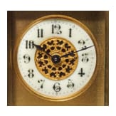 Reiseuhr in sch&ouml;n verziertem Geh&auml;use, um 1870
