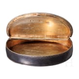 Silber- und Niello-Pillendose, Russland, Moskau, 1828
