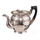 Silberne Teekanne mit Vogel, Russland, Moskau, Meister "FN", 1818