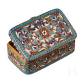 Cloisonne-Email-Dose, Russland, 1896 - 1908