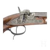 Ein Paar Perkussionspistolen im Kasten, L. St&ouml;rmer in G&ouml;ttingen, um 1850