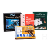 Four books - "Walther - Eine Deutsche Legende", "Lugers at Random", "Geschichte der Mauserpistolen" and "The Mauser Self-Loading Pistol"
