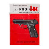 Heckler & Koch, preliminary manual for P9 S2 Police-Combat