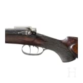 A single shot rifle with bolt action