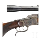 A single shot rifle K&ouml;hler, Hanover, with scope Webera