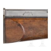 A single shot rifle, unsigned