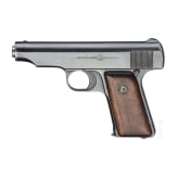 A pistol from Dt. Werke Erfurt, Ortgies, cal. 7.65 mm Brown.