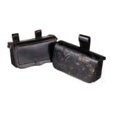 Two German cartridge pouches, 2nd half of the 19th century