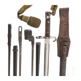 Six international bayonets, 19th / 20th century