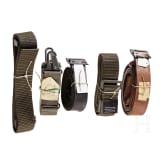 Set of five rifle sling, Austria and Switzerland