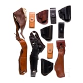 Mixed lot of holsters and magazine pouches for H&K PSP pistols