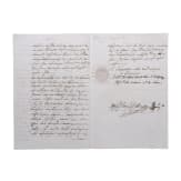 Sammlung Originalmanuskripte des Malteserordens, dabei Briefe des Ritters Alexandre de Gueidan, 16. - 19. Jhdt.