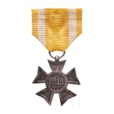 Silbernes Kreuz f&uuml;r die Befreiungskriege 1813 - 1815 (Zilveren Herdenkingskruis 1813 - 1815)
