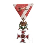 Leopold-Orden - Ritterkreuz mit Kriegsdekoration