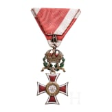 Leopold-Orden - Ritterkreuz mit Kriegsdekoration