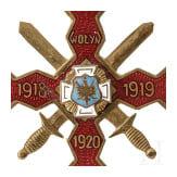 Wolyn-Kreuz mit Schwertern, 1. H&auml;lfte 20. Jhdt.