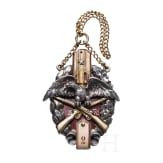 Anh&auml;nger des 10. Infanterieregiments in originalem Etui, Russland, datiert 1916