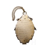 Anh&auml;nger des 10. Infanterieregiments in originalem Etui, Russland, datiert 1916