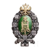 Abzeichen zur Erinnerung an den 50. Jahrestag der Zemstwo-Institutionen, Russland, um 1910