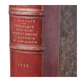 A book "Chronique de tous les ordres de chevalerie"