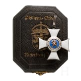 Gro&szlig;herzogtum Hessen - Ritterkreuz 2. Klasse des Verdienstordens Philipps des Gro&szlig;m&uuml;tigen im Etui