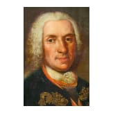Portrait eines fr&uuml;hen Tr&auml;gers des Herzoglichen Hausordens de la Vigilance oder vom Wei&szlig;en Falken, deutsch, 1732 - 1750