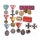 Ordenssammlung mit Eisernem Kreuz 1. Klasse 1914, deutsch/&Ouml;sterreich
