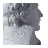 Biskuitporzellan-B&uuml;ste Napoleon Bonapartes I. als Konsul, nach einem Entwurf um 1800 in der Art der Niderviller-Manufaktur, Frankreich, 19. Jhdt.