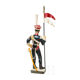 Gro&szlig;e Uniformfigur eines Lanciers im 1er r&eacute;giment de chevau-l&eacute;gers lanciers polonais, 19./20. Jhdt.