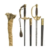Zwei Degen f&uuml;r Offiziere der Armee unter Louis-Philippe I. (1830 - 1848)
