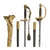 Zwei Degen f&uuml;r Offiziere der Armee unter Louis-Philippe I. (1830 - 1848)