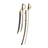 S&auml;bel M 1822 f&uuml;r Offiziere und Briquets&auml;bel