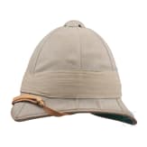Zwei Tropenhelme und ein Stahlhelm, 20. Jhdt.