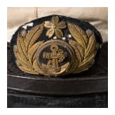 Schirmm&uuml;tze f&uuml;r einen Admiral der Kaiserlich Japanischen Marine, Meiji-Periode