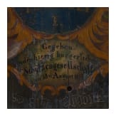 Sch&uuml;tzenscheibe zur Geburtstagsfeier des Kaisers Franz Josef I., &Ouml;sterreich, datiert 1853