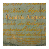Sch&uuml;tzenscheibe anl&auml;sslich der Kr&ouml;nungsfeier der Kaiserin Carolina Augusta, &Ouml;sterreich, datiert 1825