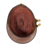 A shako for staff officers in the k.u.k. Hussar Regiment "Friedrich Leopold of Prussia" No. 2
