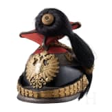 Tschapka f&uuml;r Subalternoffiziere im k.k. Landwehr-Ulanenregiment Nr. 3