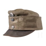 Feldgraue Kappe aus Ersatzmaterial, um 1917