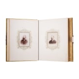 Grafen von Buquoy de Longueval - prunkvolles Geschenk-Fotoalbum zum 50-j&auml;hrigen Dienstjubil&auml;um des Reitf&ouml;rsters Simeon Hahn, 1897
