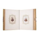 Grafen von Buquoy de Longueval - prunkvolles Geschenk-Fotoalbum zum 50-j&auml;hrigen Dienstjubil&auml;um des Reitf&ouml;rsters Simeon Hahn, 1897